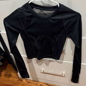 Black Long Sleeve Women's Top
